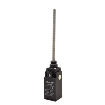   TRACON VP181 - Helyzetkapcsoló, rugószáras (acél) 1xNO+1xNC, 6A/230V AC-15, 0,3A/250V DC-13, IP65