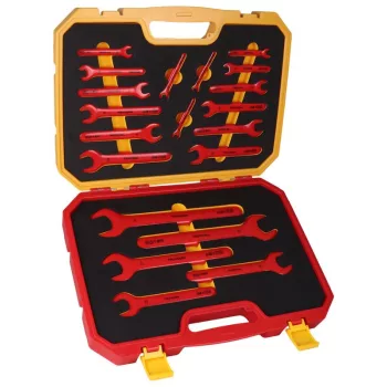   TRACON VSET20 - 20 darabos 1000 V-ra szigeteltcsavarkulcs készlet 1000V, CR-V, 6-32mm