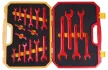 TRACON VSET20 - 20 darabos 1000 V-ra szigeteltcsavarkulcs készlet 1000V, CR-V, 6-32mm