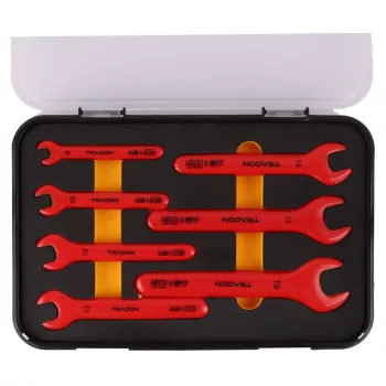   TRACON VSET7 - 7 darabos 1000 V-ra szigeteltcsavarkulcs készlet 1000V, CR-V, 8-19mm