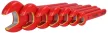 TRACON VSET7 - 7 darabos 1000 V-ra szigeteltcsavarkulcs készlet 1000V, CR-V, 8-19mm