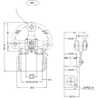 TRACON VT118 - Helyzetkapcsoló, lengőkar-görgö 1xNO+1xNC, 6A/230V AC-15, 0,3A/250V DC-13, 28mm, IP65