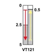 TRACON VT121 - Helyzetkapcsoló, karos-görgős 1xNO+1xNC, 6A/230V AC-15, 0,3A/250V DC-13, IP65