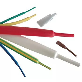   TRACON ZS190SZ - Zsugorcső, vékonyfalú, 2:1 zsugorodás, szürke 19/9,5mm, POLIOLEFIN