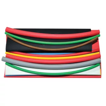   TRACON ZSB-SET - Zsugorcső készlet, vékonyfalú, 2:1 zsugorodás, több szín 15×150mm, POLIOLEFIN
