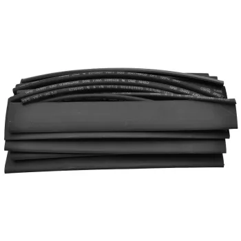   TRACON ZSBB-SET - Zsugorcső készlet, vékonyfalú,2:1 zsugorodás, fekete 15×150mm, POLIOLEFIN