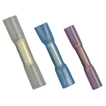   TRACON ZSTHS - Zsugorodó szigetelésű toldóhüvely, elektrolitréz, sárga 4mm2, (L=41mm, d1=3,6mm), PO