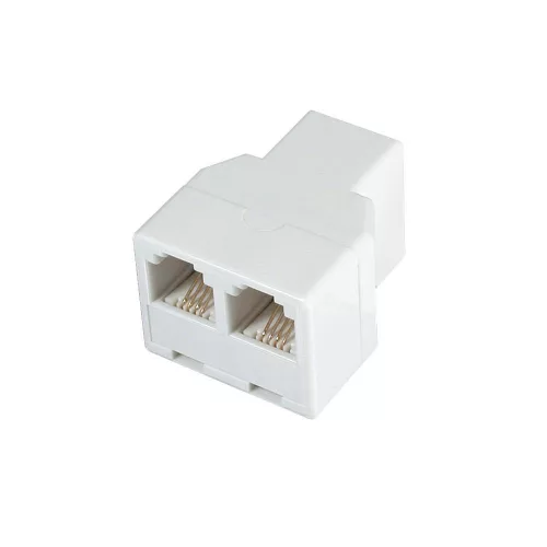 SOMOGYI ELEKTRONIC - TS 17-2 - Tel.elosztó,6P4C, 1a-2a,fehér
