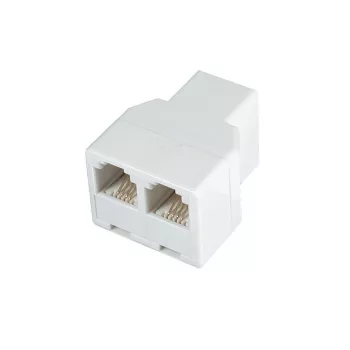   SOMOGYI ELEKTRONIC - TS 17-2X - Tel.elosztó,6P4C, 1a-2a,fehér
