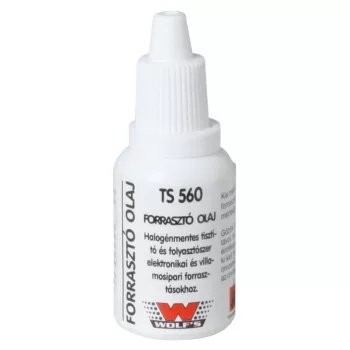 SOMOGYI ELEKTRONIC - TS 560 - Forrasztó olaj, 20ml