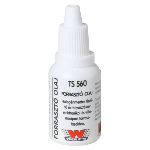 SOMOGYI ELEKTRONIC - TS 560 - Forrasztó olaj, 20ml