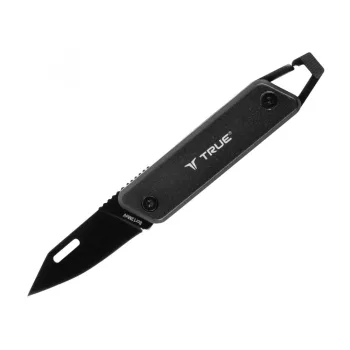   SOMOGYI ELEKTRONIC - TU7060N - TRUE UTILITY MODERN KEY CHAIN KNIFE - Grey (Hang Pack)