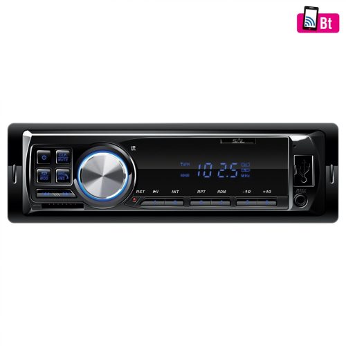 SOMOGYI ELEKTRONIC - VBT 1100/BL - Fejegység; BT-FM-USB-SD-AUX, kék LED kijelző