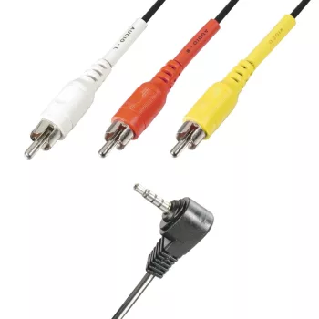 SOMOGYI ELEKTRONIC - VC 20-2 - 4p3,5d-3RCAd,2m kábelen