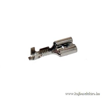 Csúszósaru 6,3x0,8 1-2,5mm2 hüvelyes, hőálló