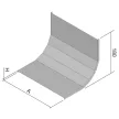 KOPOS ELEKTRO - VSO 90X100 F - Kábeltartó rendszer sarokelem fedél Horg kábeltálca 60x100mm 90° emelkedő idom fedél tüzihorg