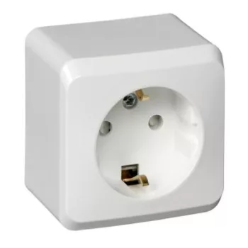   SCHNEIDER WDE001080 - PRIMA 2P+F csatlakozóaljzat, 16A, fehér