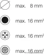 9002650000 - WEIDMÜLLER Kábelvágó 16mm²-ig - KT 8