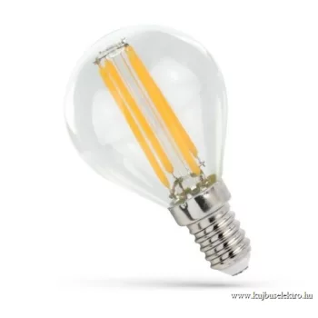 LED Kisgömb E14 230V 4W COG WW üveg