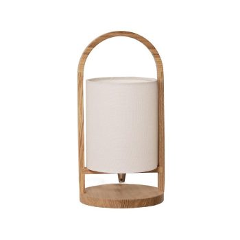 Asztali lámpa tömör fa E27 / 60W - WRE171