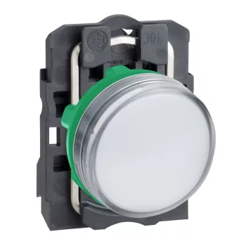   SCHNEIDER XB5AVM1 - Harmony komplett műanyag LED jelzőlámpa, Ø22, 230VAC, fehér