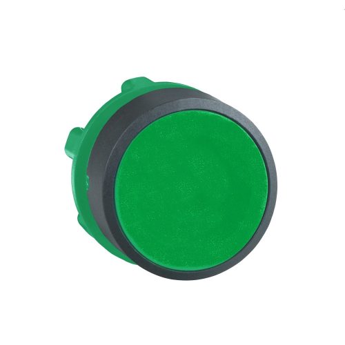 SCHNEIDER ZB5AA3 - Harmony műanyag nyomógomb fej, Ø22, visszatérő, zöld