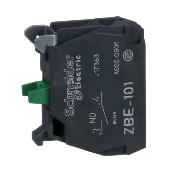   SCHNEIDER ZBE101 - Harmony XB4/XB5 érintkező blokk, 1NO, csavaros csatlakozó