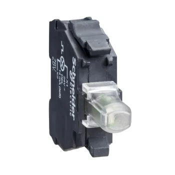   SCHNEIDER ZBVJ1 - Harmony jelzőlámpa világító modul, LED, 12VAC/DC, fehér, csavaros csatlakozó
