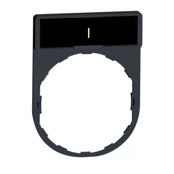   SCHNEIDER ZBY2147 - Harmony címketartó 30x40 mm, Ø22 készülékekhez, 8x27 mm felirati címkével, I