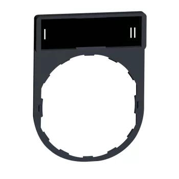   SCHNEIDER ZBY2179 - Harmony címketartó 30x40 mm, Ø22 készülékekhez, 8x27 mm felirati címkével, I-II