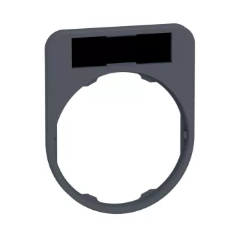   SCHNEIDER ZBYF2101 - Harmony címketartó, 40x50 mm, Ø30 süllyesztett készülékhez, 8x27 címkéhez, fekete/piros