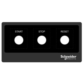   SCHNEIDER ZBYLEG201001 - Harmony kezelőpanel maszk, 200x100mm, sablon
