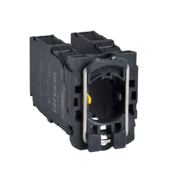   SCHNEIDER ZD5PA203 - Harmony XD4 műanyag joytick érintkező blokk és rögzítő, Ø22, 4 irányú, 4NO, csavaros csatlakozás
