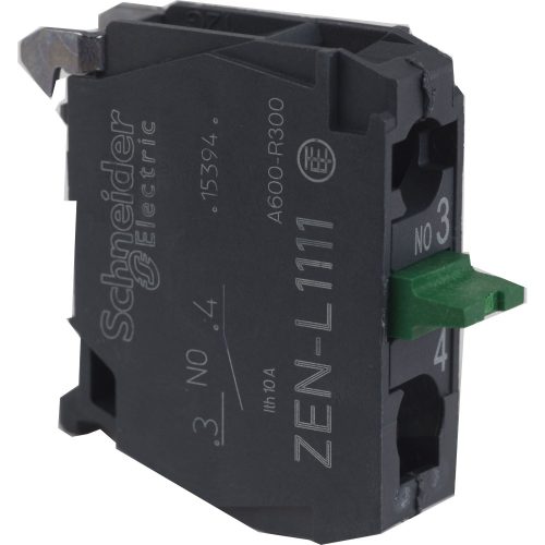 SCHNEIDER ZENL1111TQ - Harmony érintkezőblokk, Ø22 készülékekhez, 1NO, hátsó rögzítés, MOQ: 100db