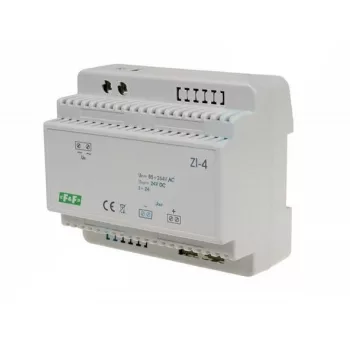   F&F Filipowski - ZI-4 24V, 2A, 50W tápegység - Tápegység, 2A 24V DC , 50W 6 modul - HD Hungária - ZI-4