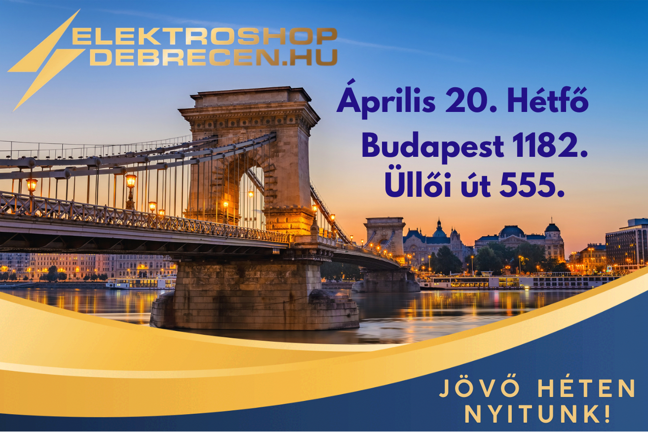 Új Elektorshop Debrecen üzlet nyílik Budapesten