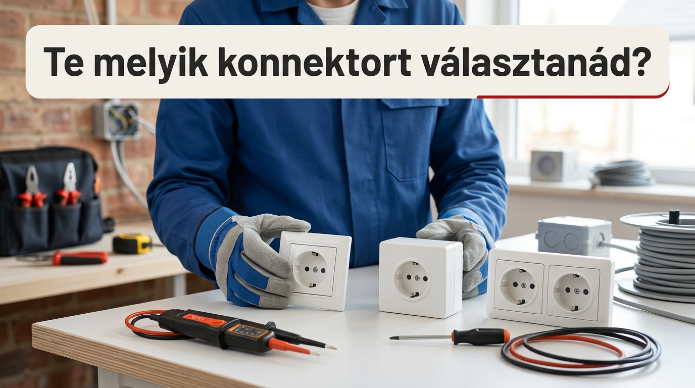 Konnektor bekötése: melyik típust hová válaszd?