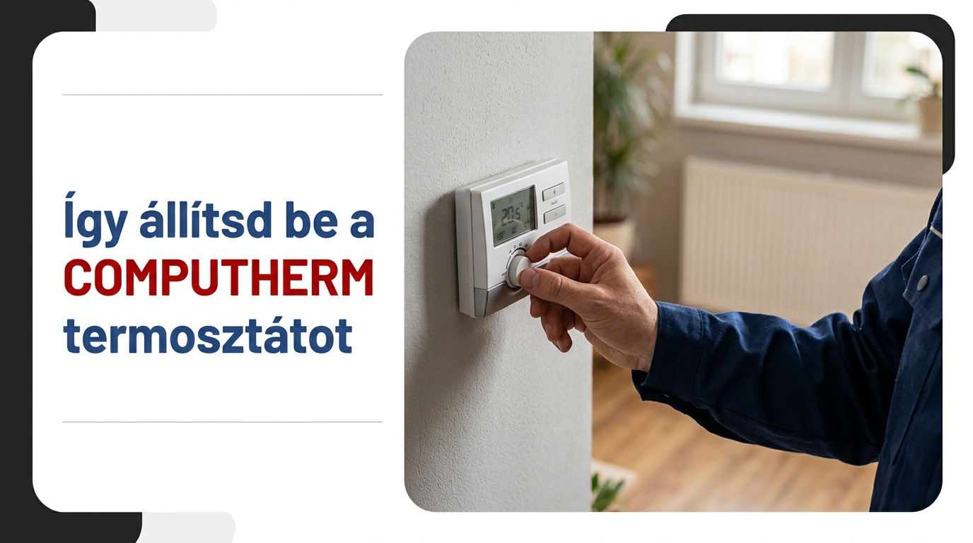 COMPUTHERM termosztát használati útmutató lépésről lépésre